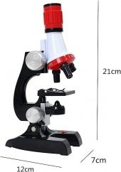 Hayal Sepeti  Science Kits For Kids Microscope Beginner Microscope Kit LED 100X, 400X, And 1200X - 10