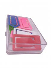 Plastik Ataş Orta Boy 4 cm 15 li 1 Paket Plastik Ataç Kalp Yıldız Dikdörtgen Şekilli Ataç 1 Paket - 2