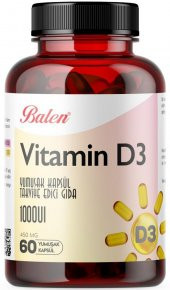 Balen Vitamin D3 450 Mg 60 Kapsül - 1