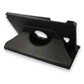 Samsung Galaxy Tab A T580 10.1" 360 Derece Döner Standlı Kılıf Siyah - 1