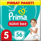 Prima Külot Bebek Bezi Fırsat Paketi 5 Beden 56 Adet - 1