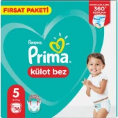 Prima Külot Bebek Bezi Fırsat Paketi 5 Beden 56 Adet - 2