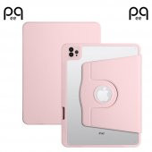 Peeq Apple iPad Air 10.9 2020 (4.Nesil) Kılıf  Termik Kalem Bölmeli Dönebilen Standlı Kılıf - 7