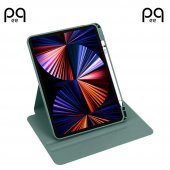 Peeq Apple iPad Air 10.9 2020 (4.Nesil) Kılıf  Termik Kalem Bölmeli Dönebilen Standlı Kılıf - 11