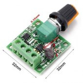DC 2-15V 2A Pwm Motor Hız Kontrol Kartı Tek Yönlü - 8