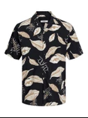 JACK JONES Erkek Yaprak Desenli Kısa Kollu Gömlek 12202240 thumbnail 7