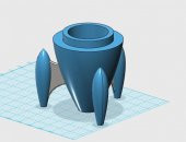 Roket Gemi Masası Tidy Plastik Aparat thumbnail 4