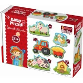 Baby Puzzle Çiftlik Hayvanları Lisanslı Ürün - 1