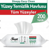 Sleepy Easy Clean Yüzey Temizlik Havlusu 100 Yaprak 2'li - 1