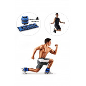Spor Byfit 1.5 Kg x 2 Adet El veya Ayak Bileği Ağırlığı  Atlama ipi HEDİYELİ - 1