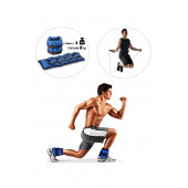 Spor Byfit 4 Kg x 2 Adet El veya Ayak Bileği Ağırlığı  Atlama ipi HEDİYELİ - 1