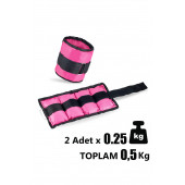 Spor Byfit 0.25 Kg x 2 Adet Pembe El veya Ayak Bileği Ağırlığı  Atlama ipi HEDİYELİ - 2