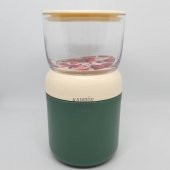Vagonlife XC-557 700ml Yeşil 2 Katlı Yeni Nesil Sefer Tası - 2