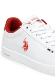 U.S Polo Assn. Franco GSN 3FX 101265961 Kadın Sneaker Ayakkabı Beyaz-Kırmızı 36-40 thumbnail 7