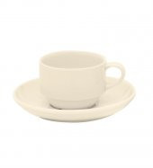 Güral Porselen Ent Otel 170CC Çay Fincanı Tabaklı GBSEO023C - 1