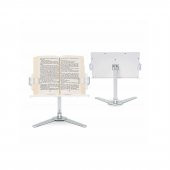 NPO STD007 Okuma Açısı Ayarlı Koruma Kıskkaçlı Alüminyum&ABS Kitap/Tablet/Dergi Standı Modern Rahle - 5