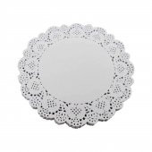 Lidopack Dantel Kağıt Karton Çay Meşrubat Bardak Altlığı - Beyaz -9 Cm -100x 500 Adetlik Paket- Koli - 1