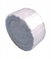 Lidopack Dantel Kağıt Karton Çay Meşrubat Bardak Altlığı - Beyaz -9 Cm -100x 500 Adetlik Paket- Koli - 2