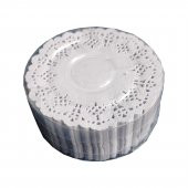 Lidopack Dantel Kağıt Karton Çay Meşrubat Bardak Altlığı - Beyaz -9 Cm -100x 500 Adetlik Paket- Koli - 3