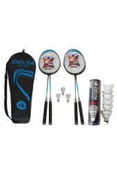 Delta 4 Adet Badminton Raketi + Badminton Çantası + 9 Adet Badminton Topu Seti - 1