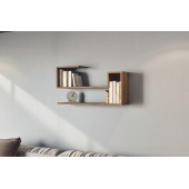 Airy  Duvar Rafı Tesbih Cevizi - 1
