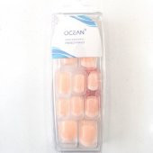 Pembe Lüks Takma Tırnak (ince French) 246 - 1