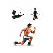 Spor Byfit 1 Kg x 2 Adet Siyah El veya Ayak Bileği Ağırlığı  Atlama ipi HEDİYELİ - 1