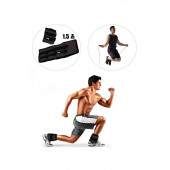Spor Byfit 1.5 Kg x 2 Adet Siyah El veya Ayak Bileği Ağırlığı  Atlama ipi HEDİYELİ - 1