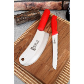 Sürlaz Red Soğan Satırı Tırtıklı Ekmek Bıçağı 2 Parça Set Mutfak Bıçak Seti - 2