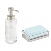 ZBOSP-C386 CAM SIVI SABUNLUK VE AKRİLİK SABUNLUK 2 Lİ BANYO SETİ thumbnail 4