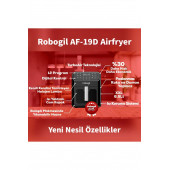 Robogil Af-19d Airfryer Xxl 65lt Halojen Lambalı Cam Kapaklı Sıcak Hava Fritözü - 3
