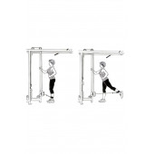 Spor Byfit Ayak Bilek Kayışı D-Ring Fitness Ağırlık Çekiş Aparatı - SİYAH - 4