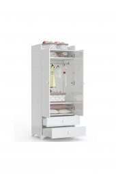 Afilli Afilli Bdlp 048 Swing 2 Kapılı 2 Çekmeceli Dolap Beyaz BDLP048BEYAZ BEBEK - 2