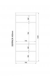 Afilli Afilli Bdlp 048 Swing 2 Kapılı 2 Çekmeceli Dolap Beyaz BDLP048BEYAZ BEBEK - 6