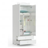 Afilli BBY 970 2 Kapılı Bebek odası Takımı Beyaz Yeni - 4