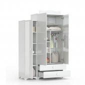 Afilli BBY 950 Büyüyebilen 3 Kapılı Bebek Odası Takımı Beyaz - 5