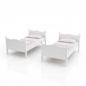 Afilli Ranza İkili Ayrılabilen Mdf Profilli 90x190 Beyaz - 2
