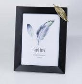 Crearthome 13x18 Yapraklı Çerçeve Siyah Altın  SCRV 124SYA84RS - 1