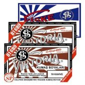 Viktoria Kumaş Boyası 19 Kahve Rengi 2Pk+Fiske Sabitleme 1Pk - 1
