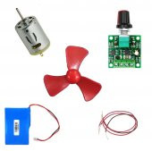 Hız Ayarlı Motor Pervane Elektrik Deney Seti - Öğrenci Elektrik Devresi thumbnail 1