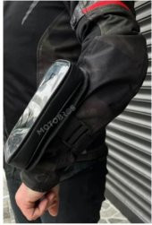 Bike sky Motosiklet Kol Telefon Tutucu Motorsiklet Kol Çantası Su Geçirmez-Gidon Bağlantılı-Dokunmatikli Mt-45 - 4