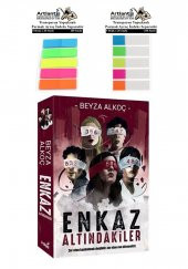 Enkaz Altındakiler Beyza Alkoç Roman 464 Sayfa 1 Adet Transparan Kitap Ayraç 2 Paket Enkaz Altındakiler - 1
