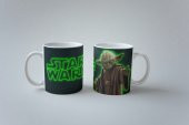 Star Wars Temalı YODA Özel Tasarım Baskılı Kupa Bardak thumbnail 2