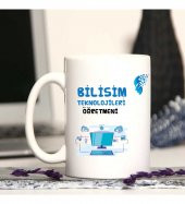Bilişim Teknolojileri Öğretmenine Özel Öğretmenler Günü Hediyesi Kişiye Özel Kupa Bardak - 1