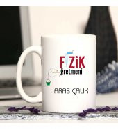 Fizik Öğretmenine Özel Öğretmenler Günü Hediyesi Kişiye Özel Kupa Bardak - 1