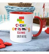 Çocuk Gelişimi Öğretmenine Özel Öğretmenler Günü Hediyesi Kişiye Özel Kupa Bardak - 1