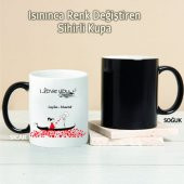 I Love You Kişiye Özel Sihirli Kupa Pi163 - 1