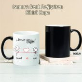 I Love You Kişiye Özel Sihirli Kupa Pi159 thumbnail 1
