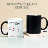 I Love You Kişiye Özel Sihirli Kupa Pi153 thumbnail 1