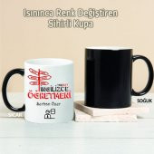 İngilizce Öğretmeni Kişiye Özel Sihirli Kupa Pi46 - 1